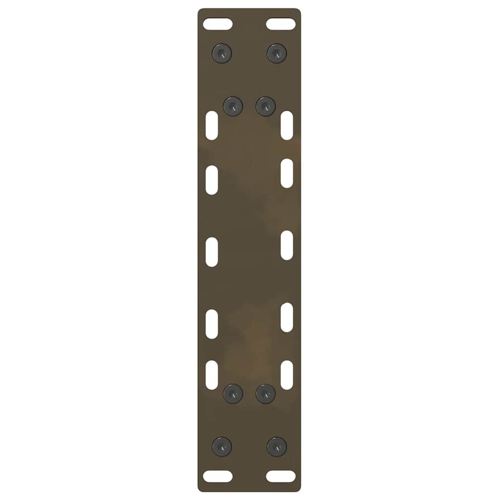 Konsolinio stalo kojos, 2 vnt., 38x(72-73) cm, natūralus plienas