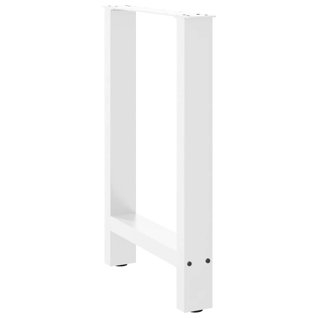 Valgomojo stalo kojos, baltos, 2 vnt., 50x(72-73) cm, plienas
