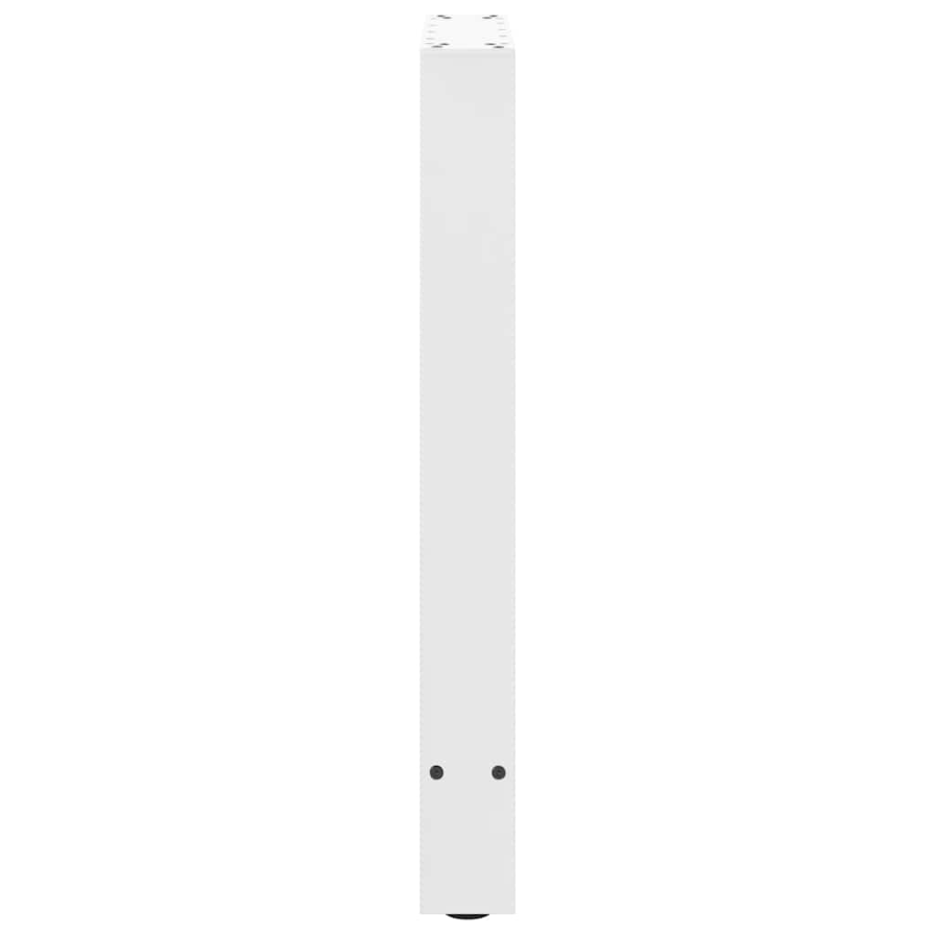 Valgomojo stalo kojos, baltos, 2 vnt., 50x(72-73) cm, plienas