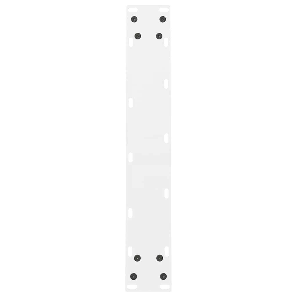 Valgomojo stalo kojos, baltos, 2 vnt., 50x(72-73) cm, plienas