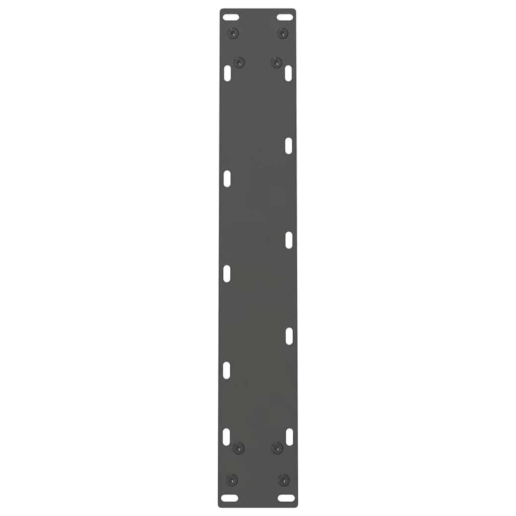 Dining table legs, anthracite, 2 pcs., 50x(72-73) cm, steel