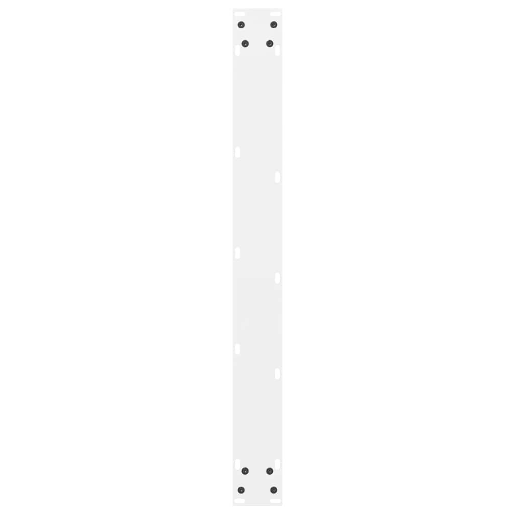 Valgomojo stalo kojos, baltos, 2 vnt., 70x(72-73) cm, plienas