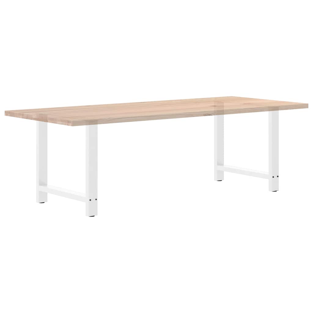 Valgomojo stalo kojos, baltos, 2 vnt., 70x(72-73) cm, plienas