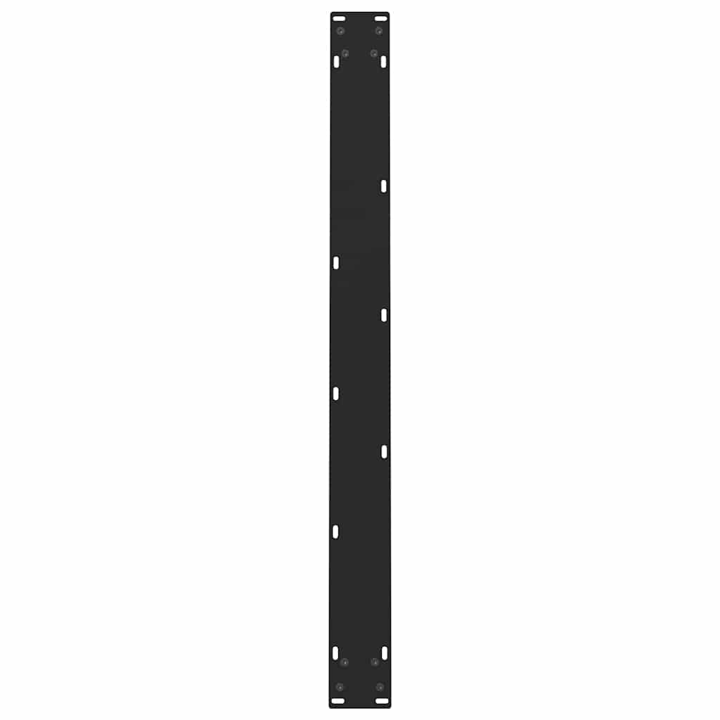 Valgomojo stalo kojos, juodos, 2 vnt., 90x(72-73) cm, plienas