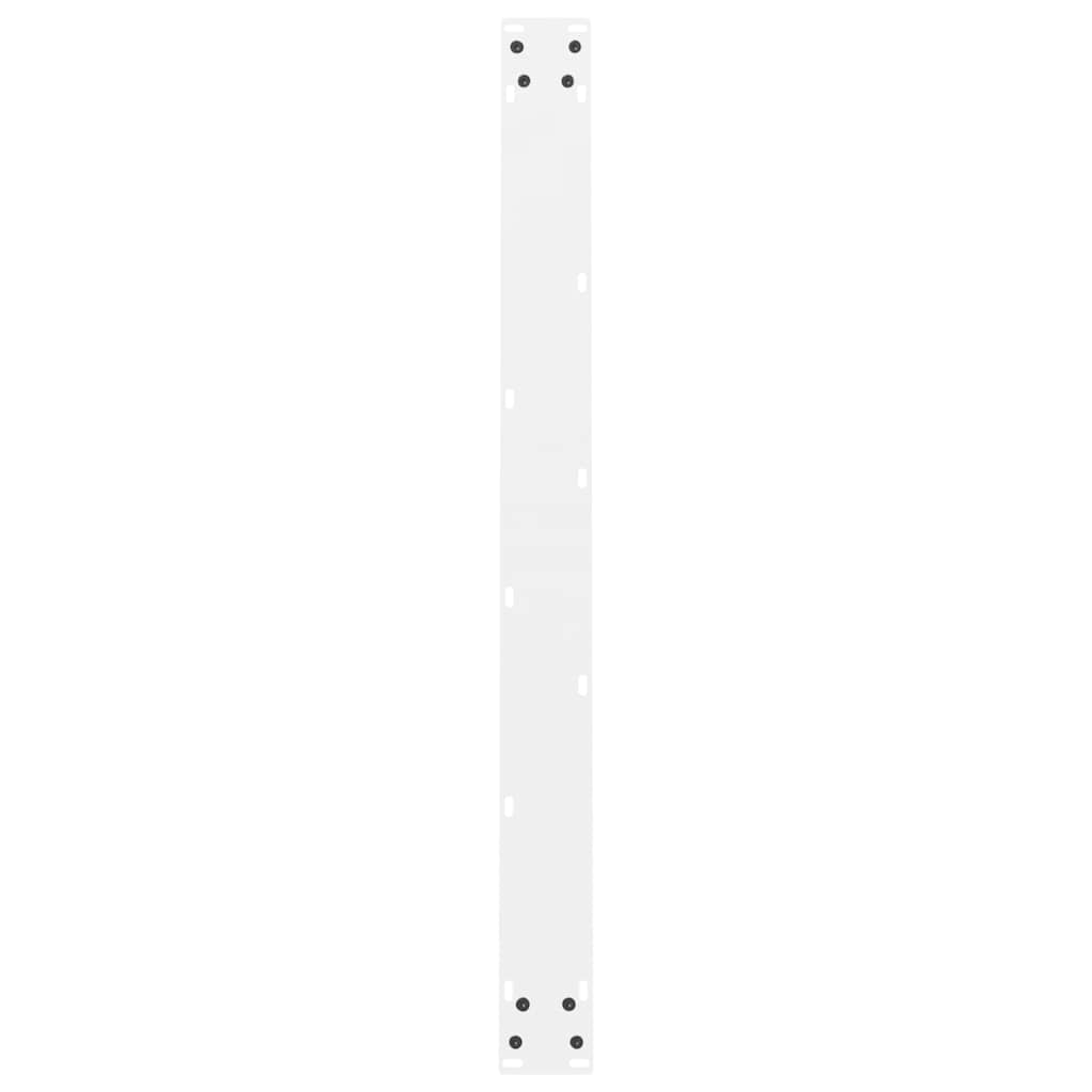 Valgomojo stalo kojos, baltos, 2 vnt., 90x(72-73) cm, plienas