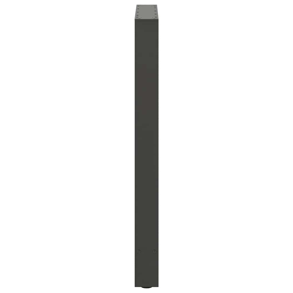 Baro stalo kojos, antracito spalvos, 2 vnt., 60x(90-91) cm, plienas