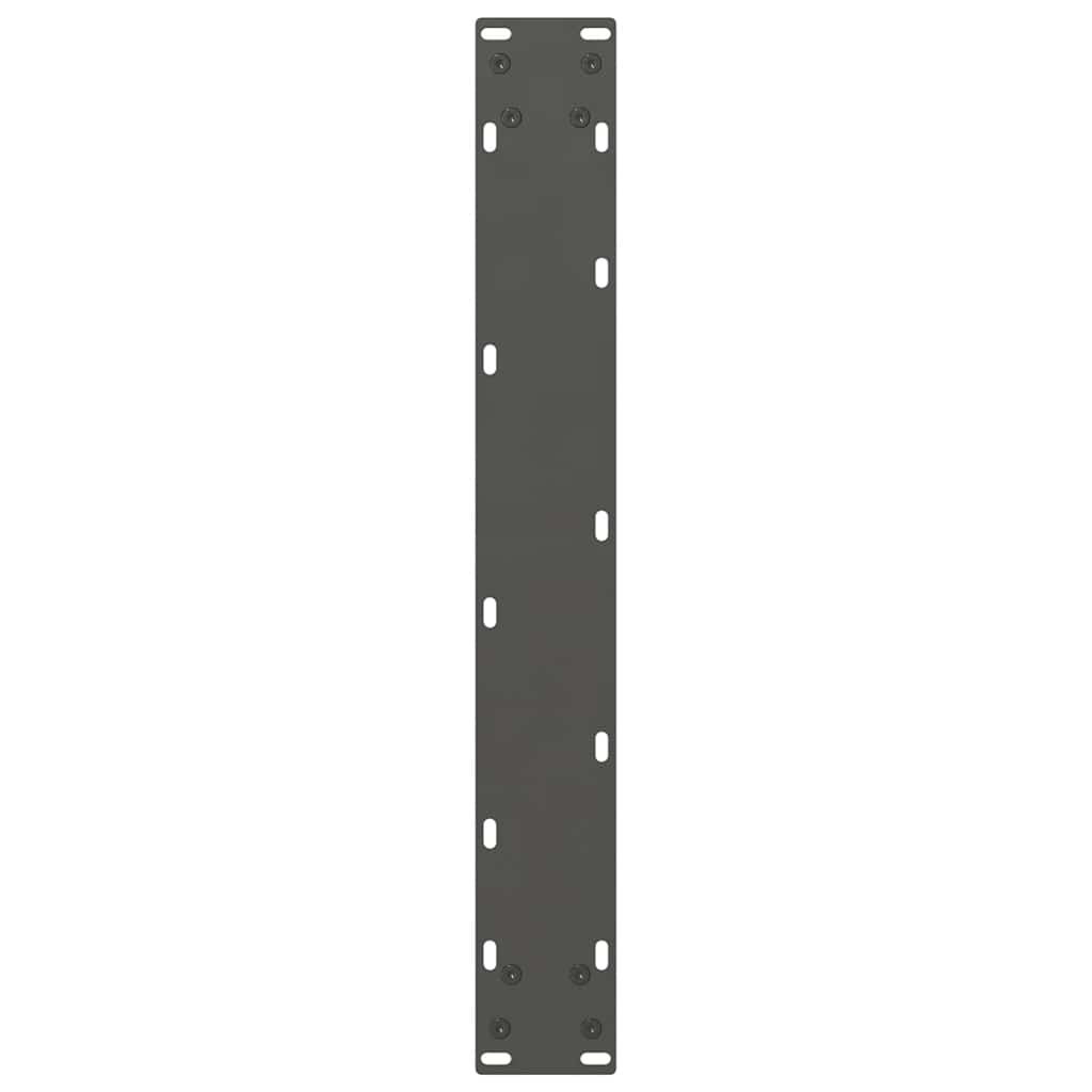 Baro stalo kojos, antracito spalvos, 2 vnt., 60x(90-91) cm, plienas