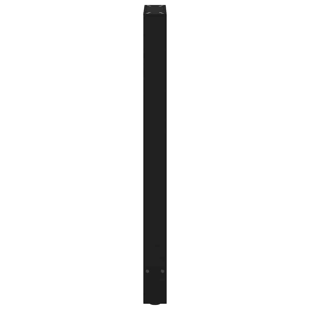 Baro stalo kojos, juodos, 2 vnt., 40x(100-101) cm, plienas