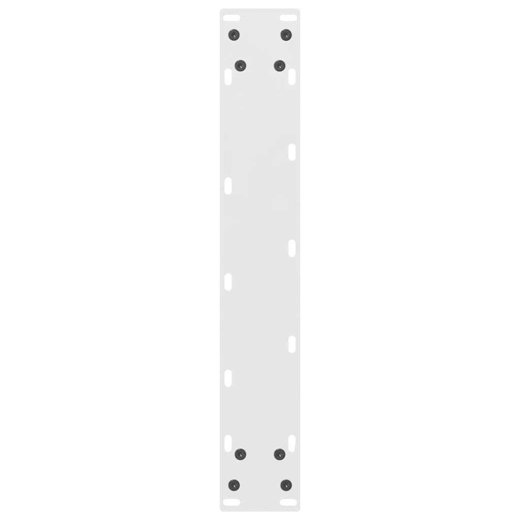 Baro stalo kojos, baltos, 2 vnt., 40x(100-101) cm, plienas