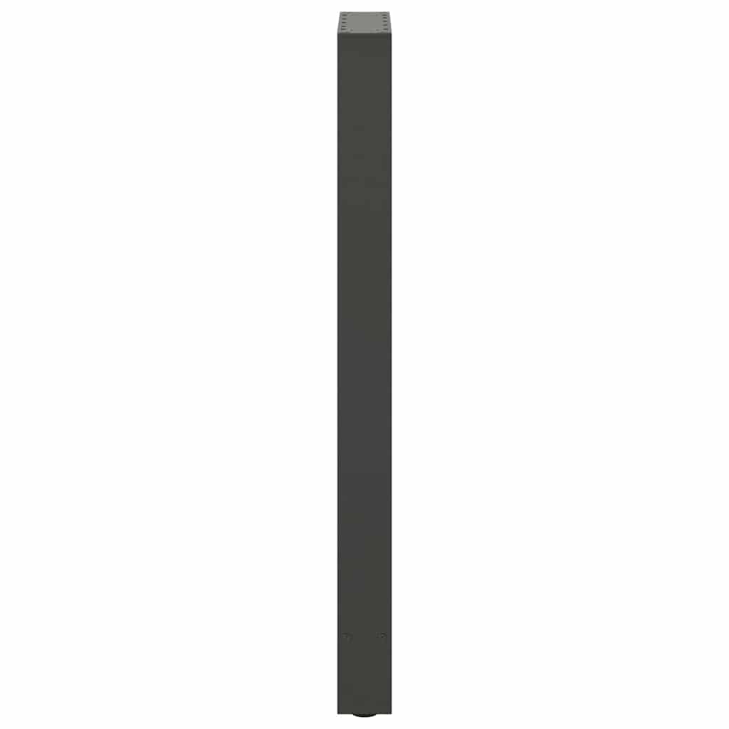 Bāra galda kājas, antracīta krāsa, 2 gab., 40x(100-101) cm, tērauds