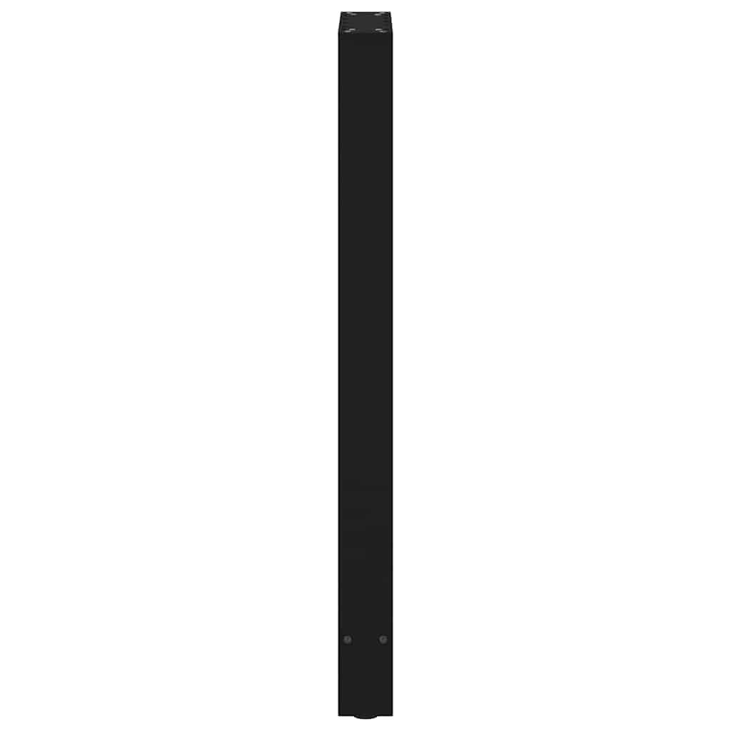 Baro stalo kojos, juodos, 2 vnt., 50x(100-101) cm, plienas