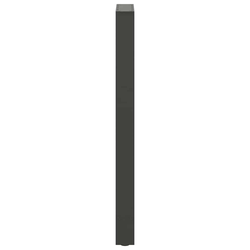 Baro stalo kojos, antracito spalvos, 2 vnt., 50x(100-101) cm, plienas