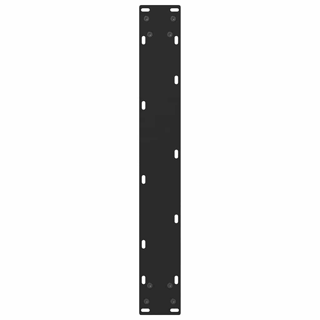 Baro stalo kojos, juodos, 2 vnt., 60x(100-101) cm, plienas