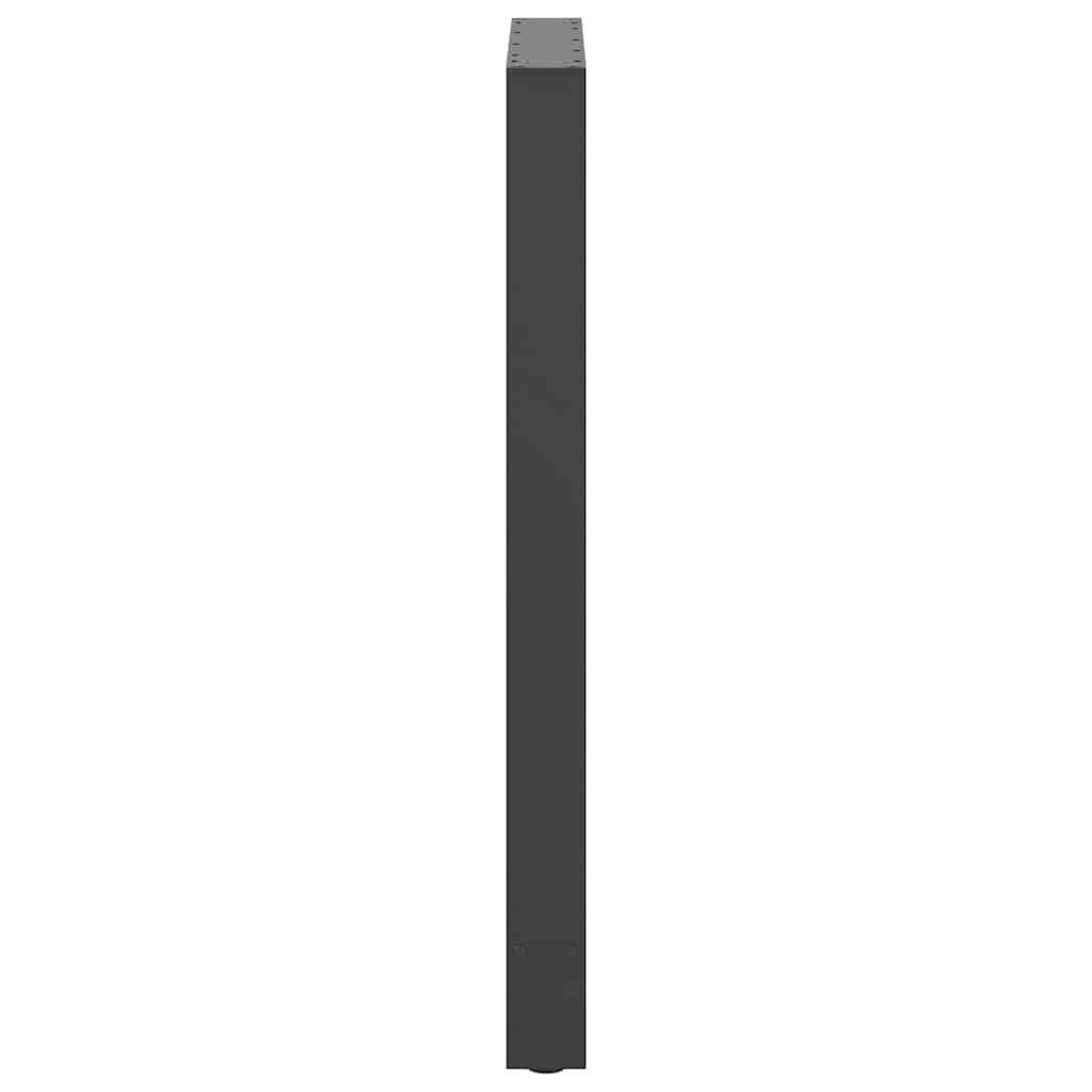 Baro stalo kojos, antracito spalvos, 2 vnt., 60x(100-101) cm, plienas