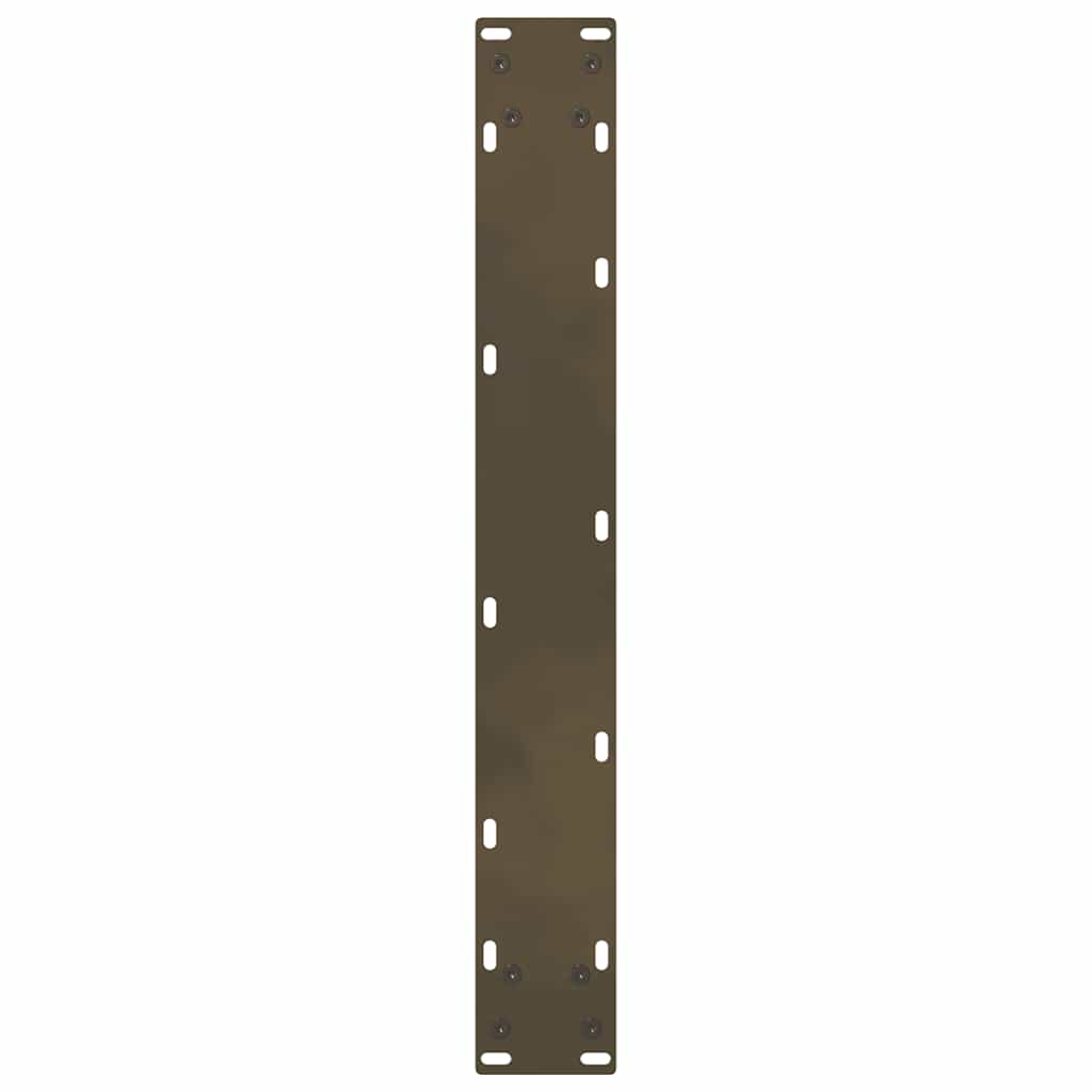 Bar table legs, 2 pcs, 60x(100-101) cm, natural steel