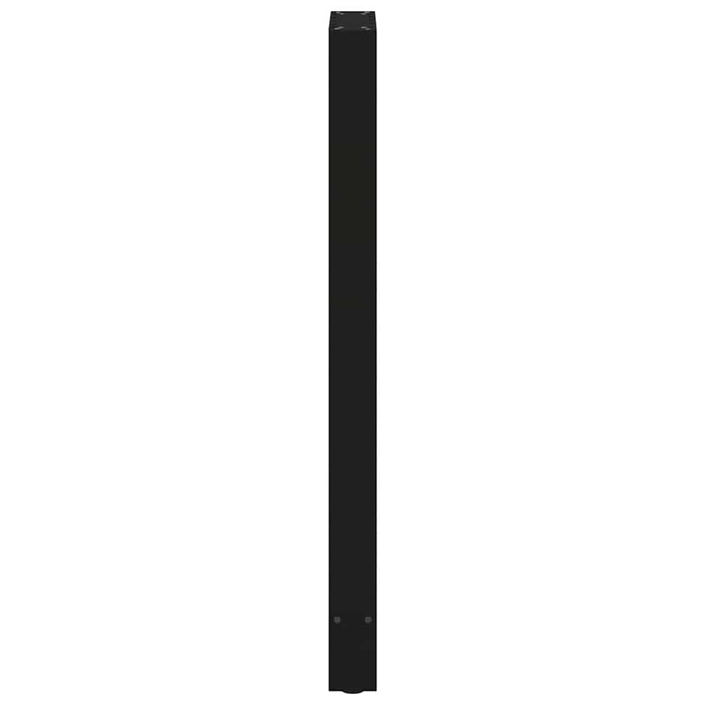 Baro stalo kojos, juodos, 2 vnt., 40x(110-111) cm, plienas