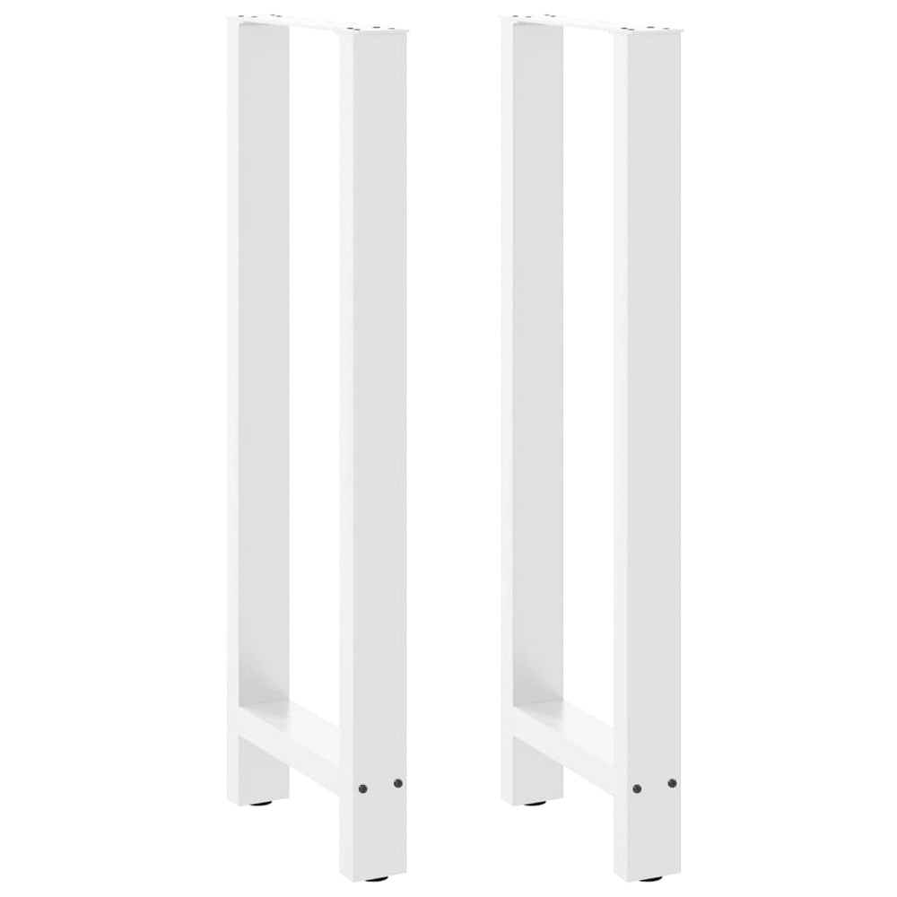 Bar Table Legs, White, 2 pcs, 50x(110-111) cm, Steel