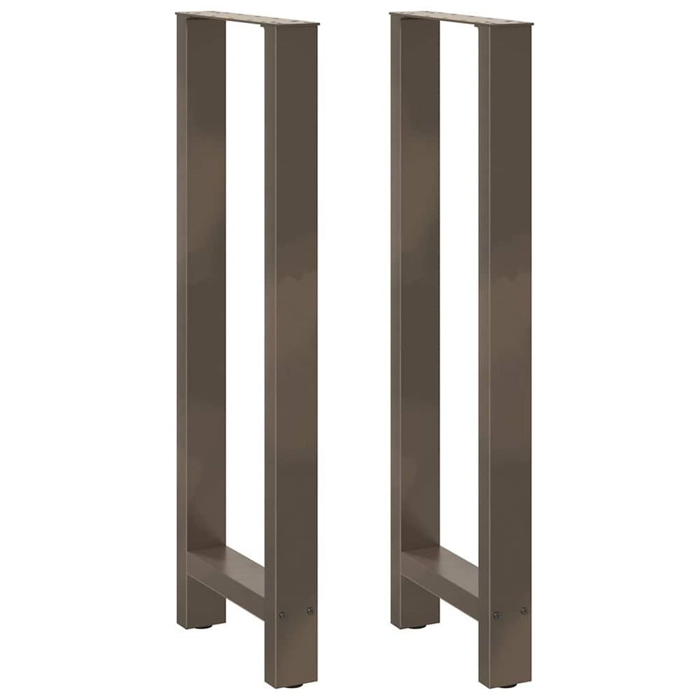 Bar table legs, 2 pcs, 50x(110-111) cm, raw steel