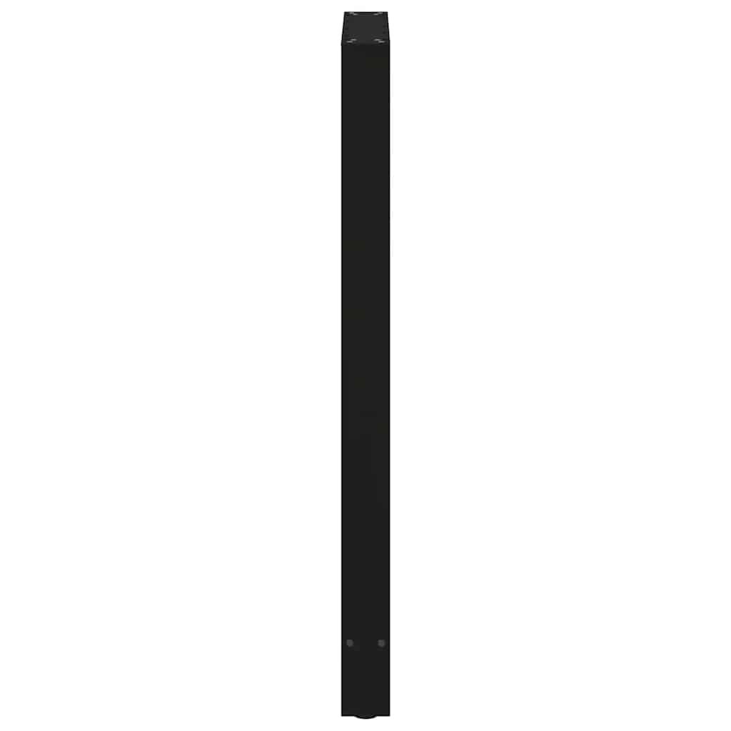 Baro stalo kojos, juodos, 2 vnt., 60x(110-111) cm, plienas