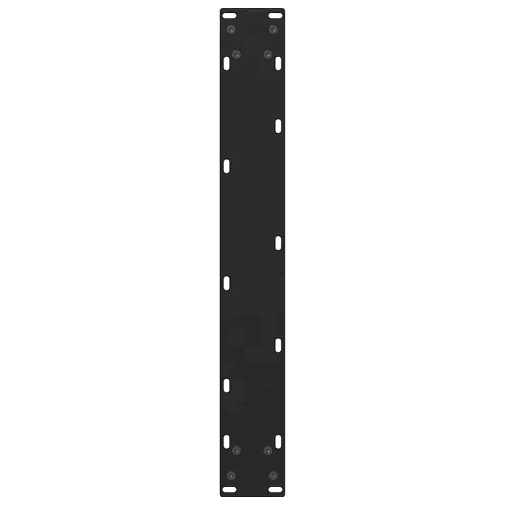 Baro stalo kojos, juodos, 2 vnt., 60x(110-111) cm, plienas