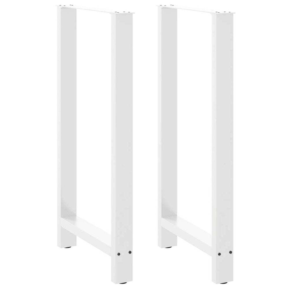 Bar table legs, white, 2 pcs., 60x(110-111) cm, steel