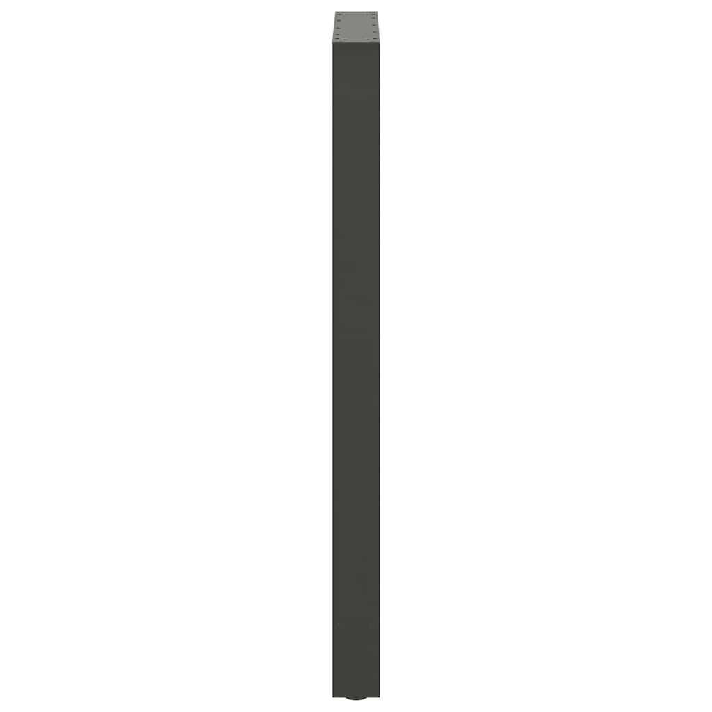 Bar table legs, anthracite, 2 pcs., 60x(110-111) cm, steel
