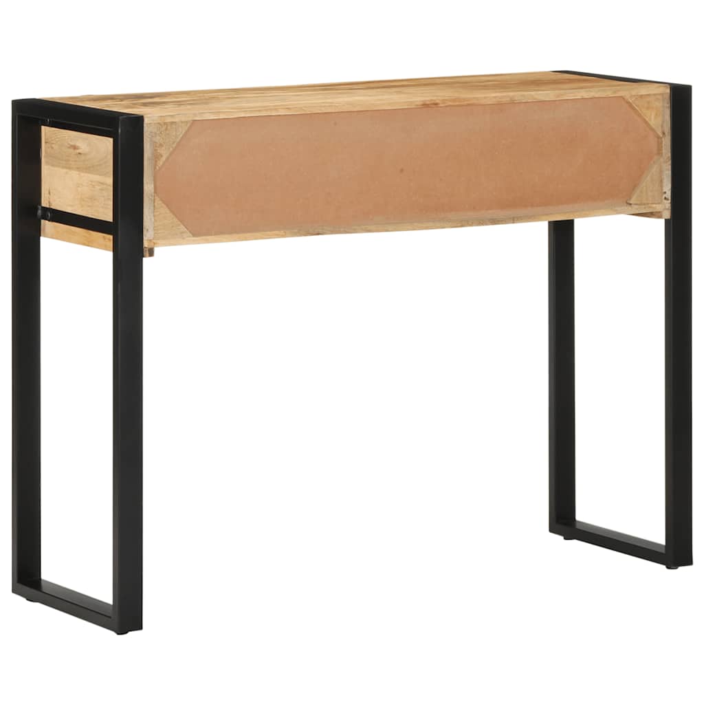 konsolinis stalas 100x35x75 cm Tvirtas neapdorotas medis Mango