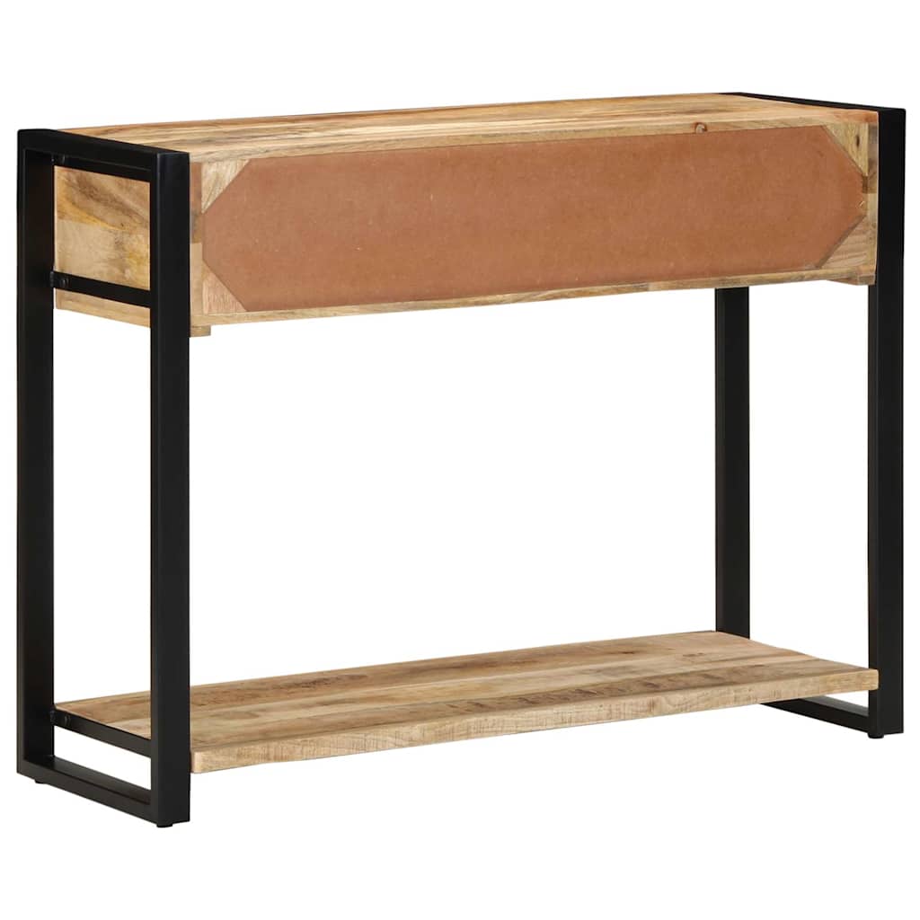 konsolinis stalas 100x35x75 cm Tvirtas neapdorotas medis Mango