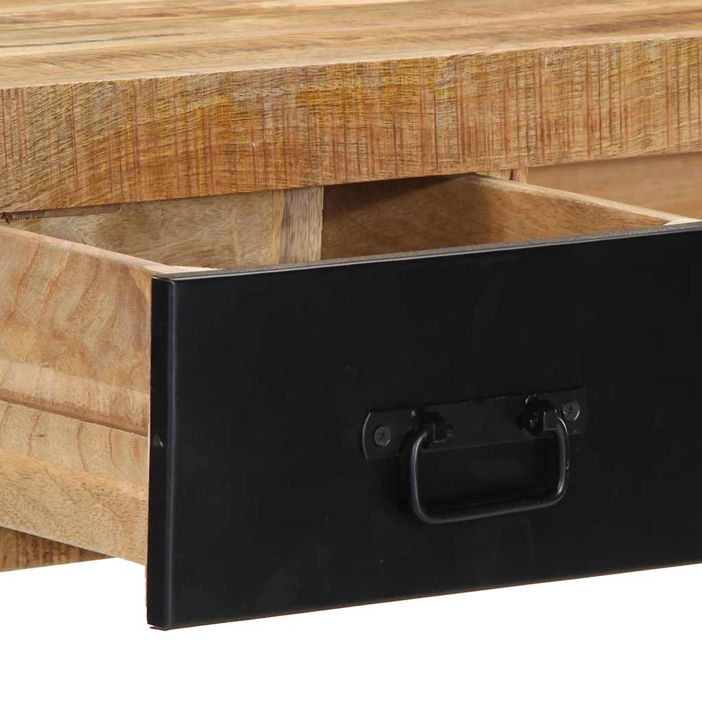 konsolinis stalas 100x35x75 cm Tvirtas neapdorotas medis Mango