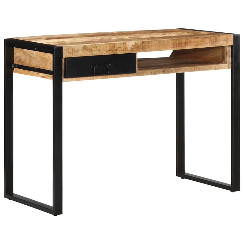 Rašomasis stalas 100x50x75 cm Masyvus neapdorotas medis Mango