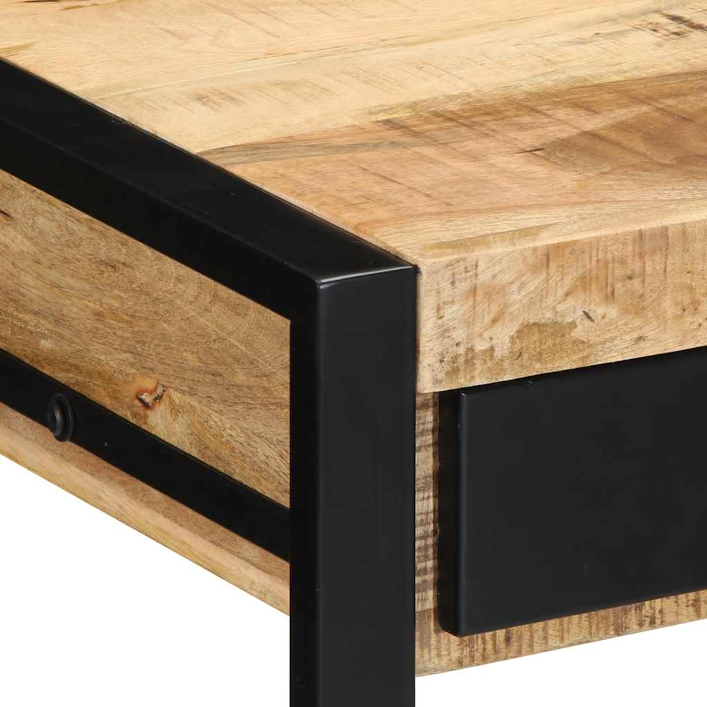 Rašomasis stalas 100x50x75 cm Masyvus neapdorotas medis Mango