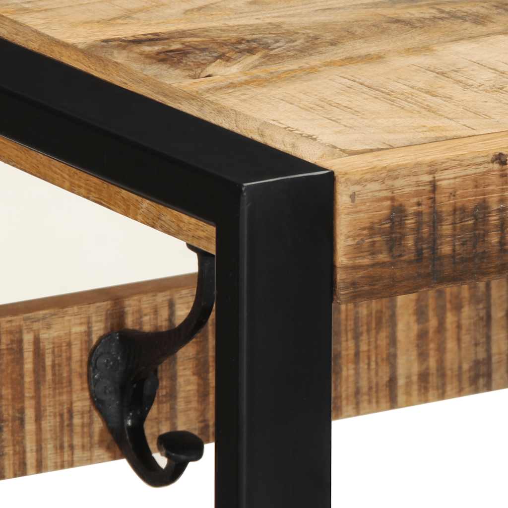 paltų kabykla 80x35x35 cm Tvirtas neapdorotos medienos mangas