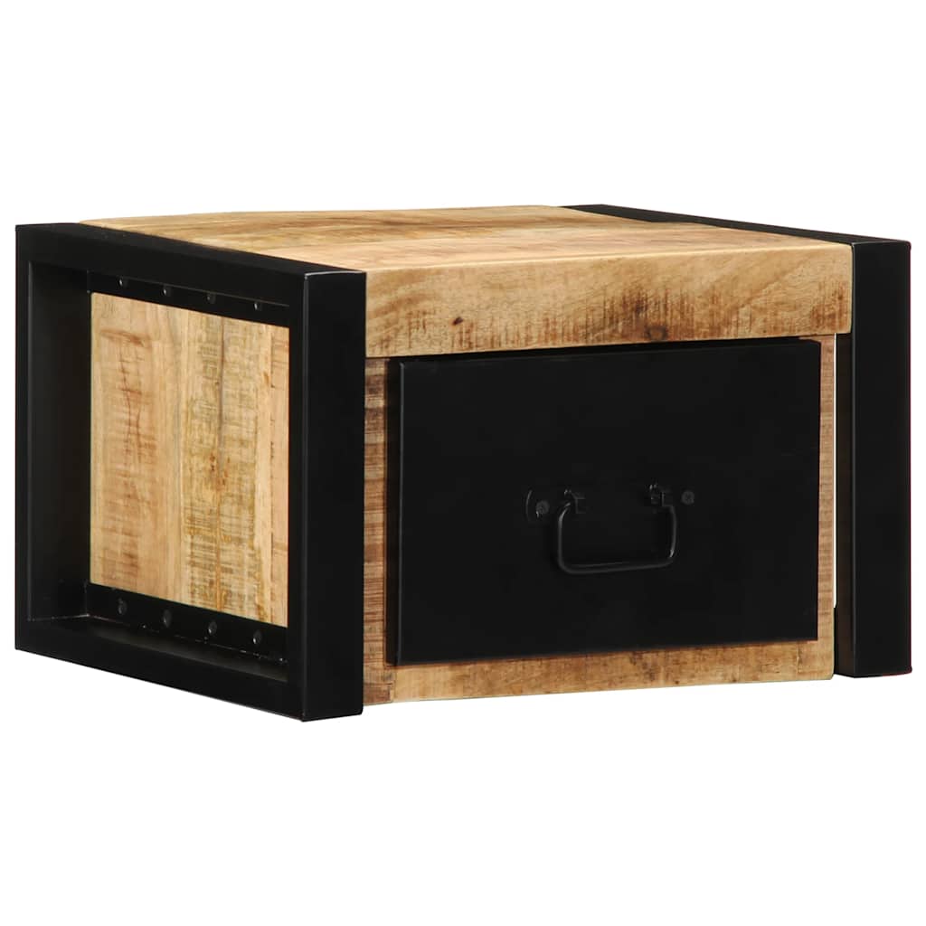 Spintelė prie lovos 40x35x25 cm Tvirtas neapdorotas medis Mango