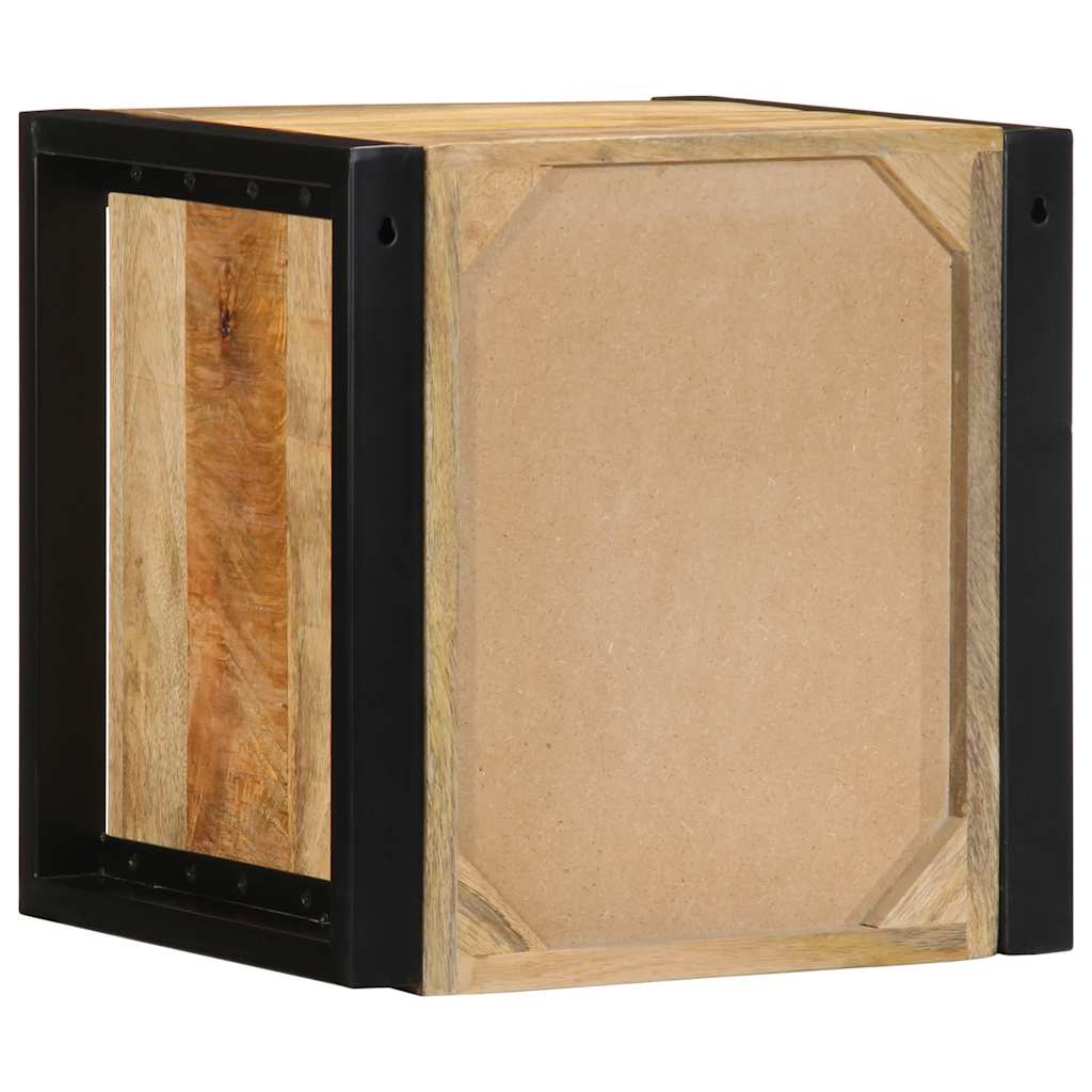 Spintelė prie lovos 40x35x40 cm Tvirtas neapdorotas medis Mango