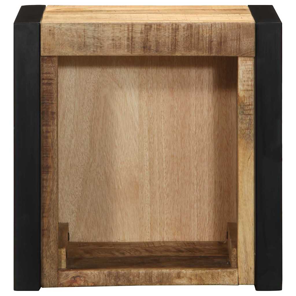 Spintelė prie lovos 40x35x40 cm Tvirtas neapdorotas medis Mango