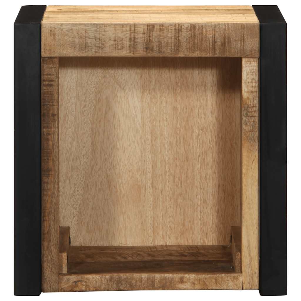 lovos spintelės 2 vnt 40x35x40cm masyvo neapdoroto medžio mango