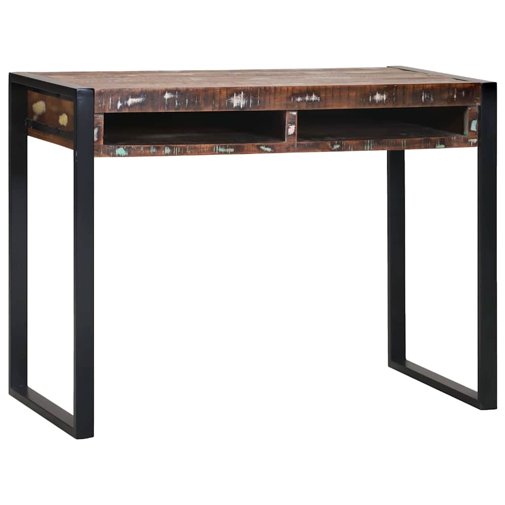 Dressing Table Multicolour Solid Reclaimed Wood