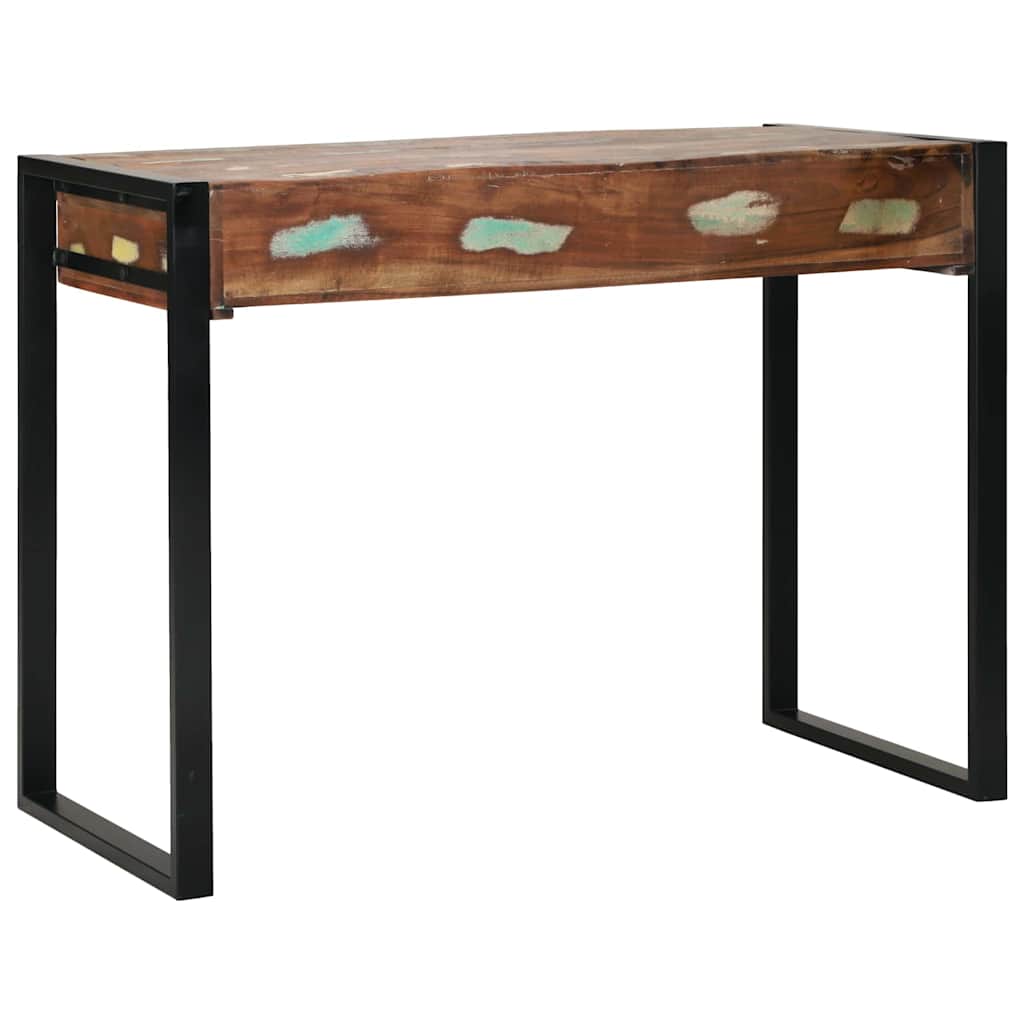 Dressing Table Multicolour Solid Reclaimed Wood
