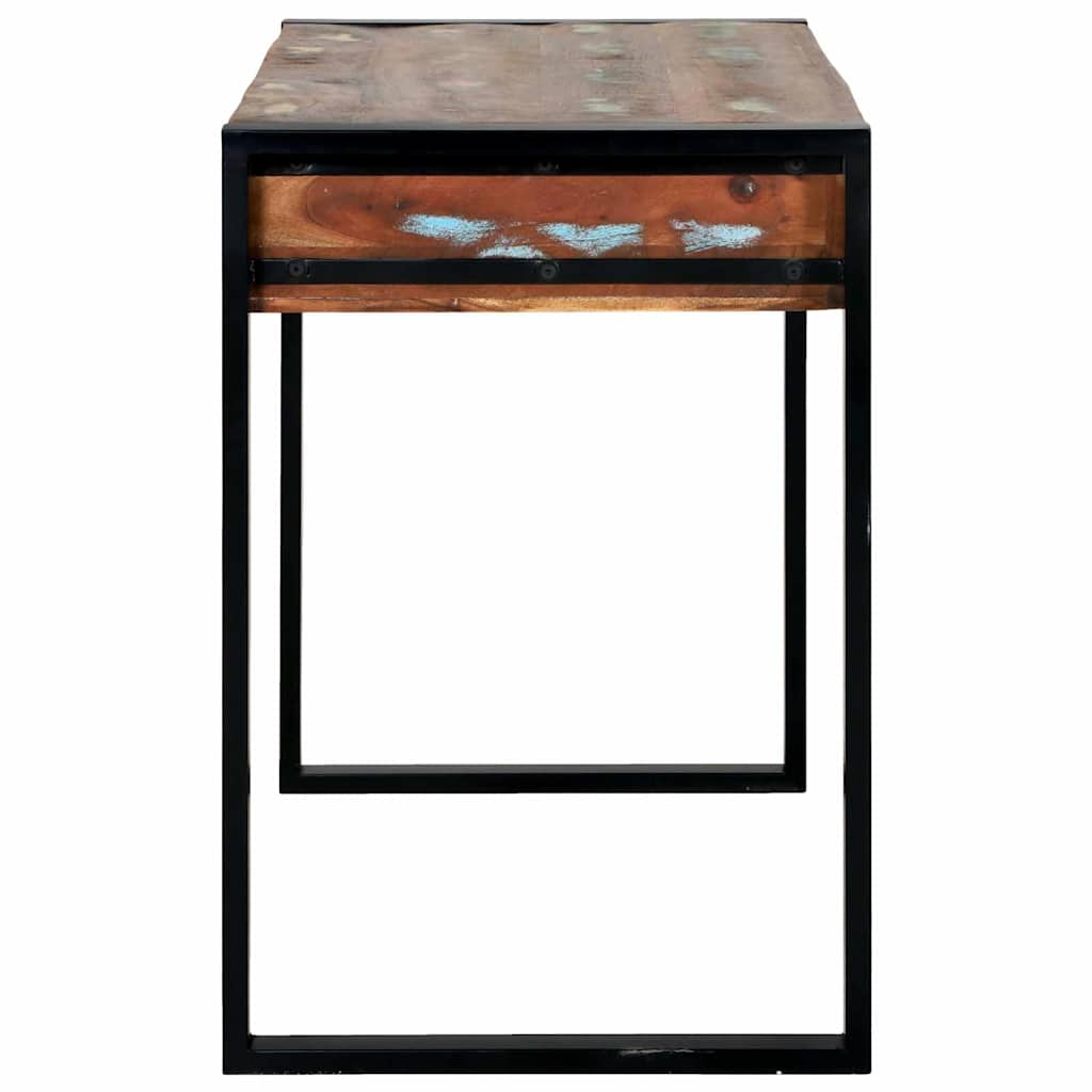 Dressing Table Multicolour Solid Reclaimed Wood