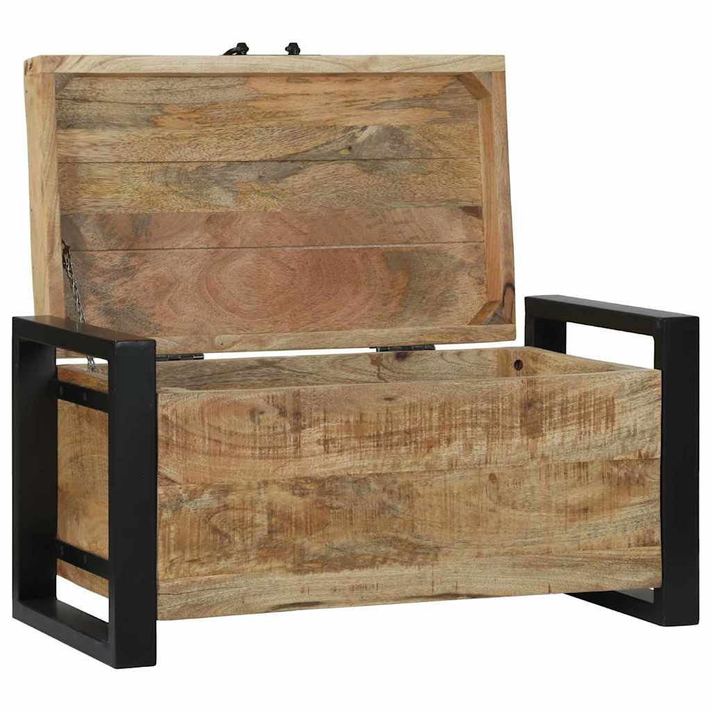 Saugojimo dėžės Ruda 60 x 30 x 30 cm Mango medienos masyvas