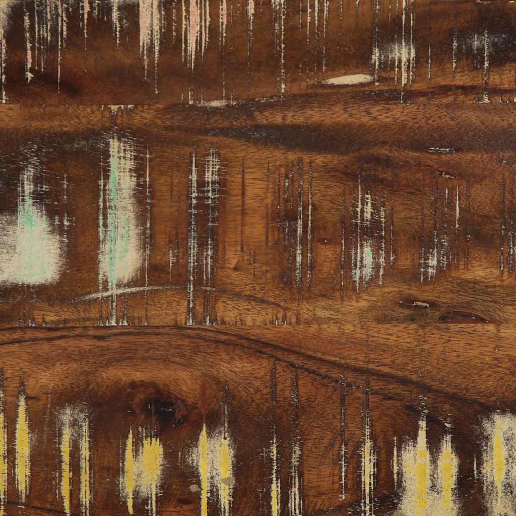 Sols, daudzkrāsains, 80x35x45cm, pārstrādāta koksne