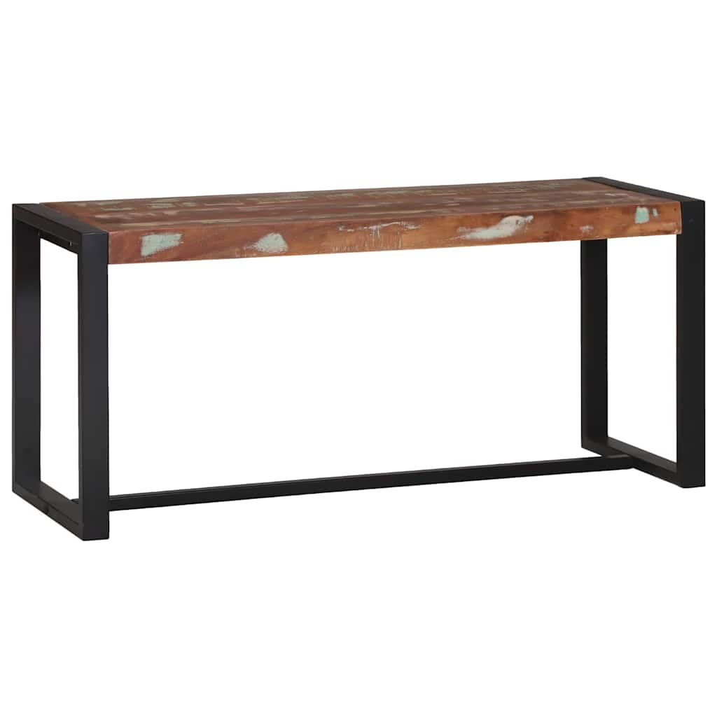 Bench 100 x 35 x 45 cm Solid recycled wood