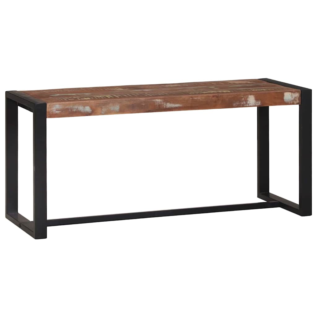 Bench 100 x 35 x 45 cm Solid recycled wood
