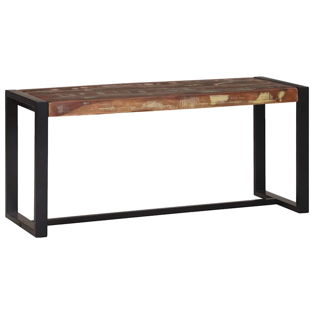 Bench 100 x 35 x 45 cm Solid recycled wood