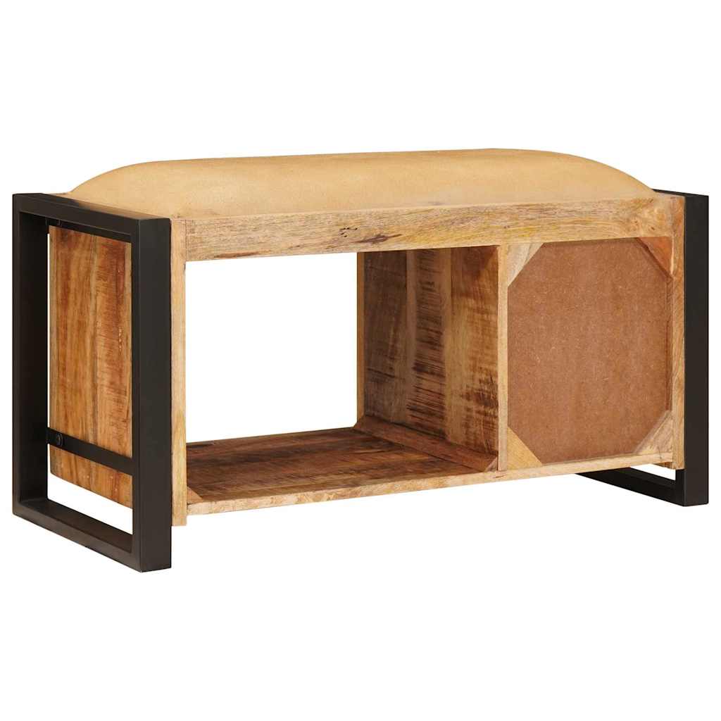 Laikymo suolas Ruda 80 x 35 x 40 cm Mango medienos masyvas