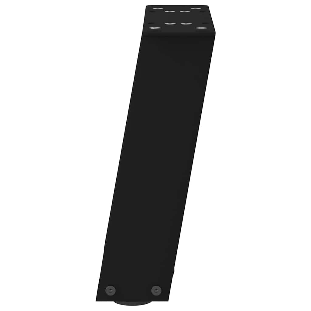 Kafijas galdiņa kājas, 2 gab., melnas, 30x(30-31) cm, tērauds, U veida
