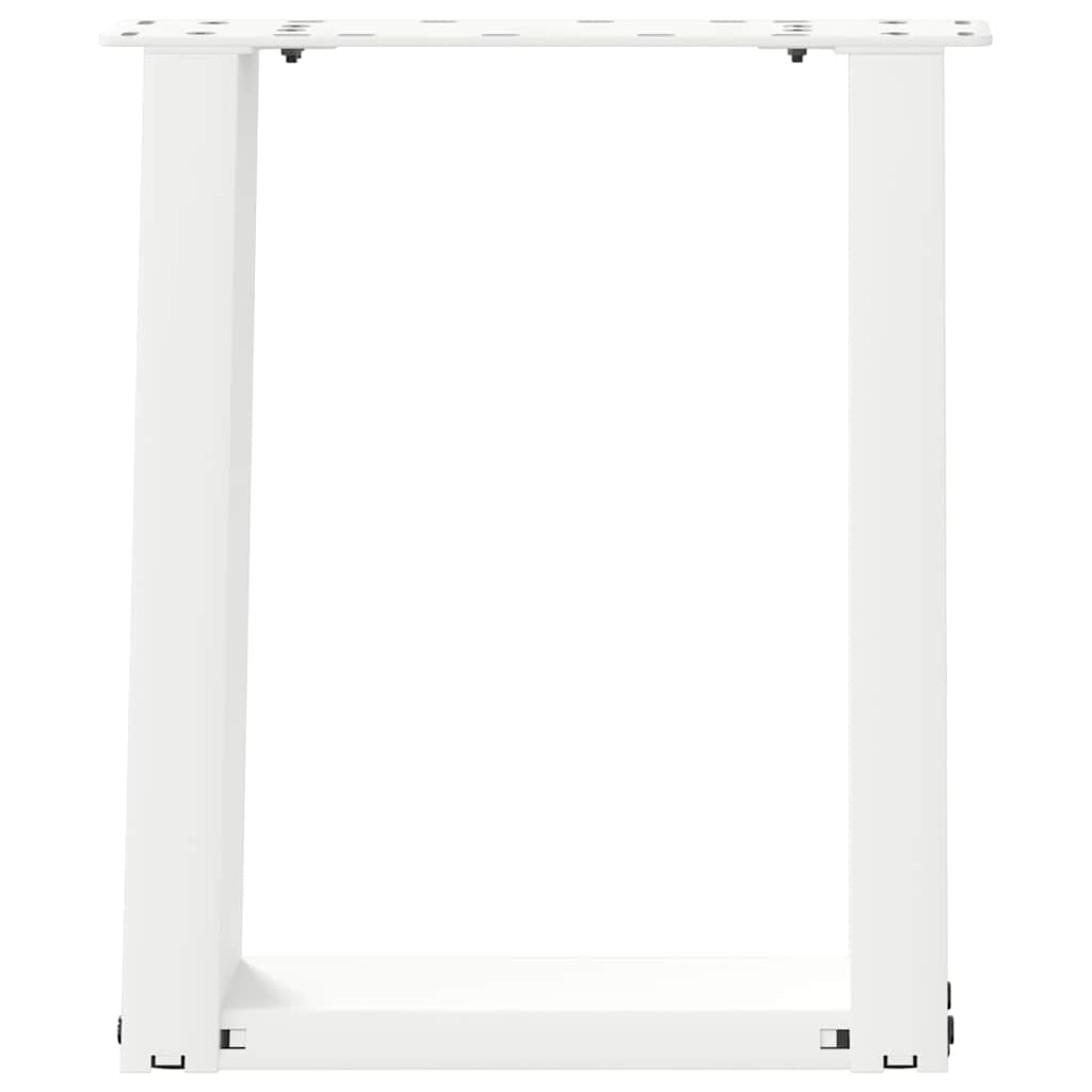 Kavos staliuko kojelės, 2 vnt., baltos, 38x(42-43) cm, plienas, U formos