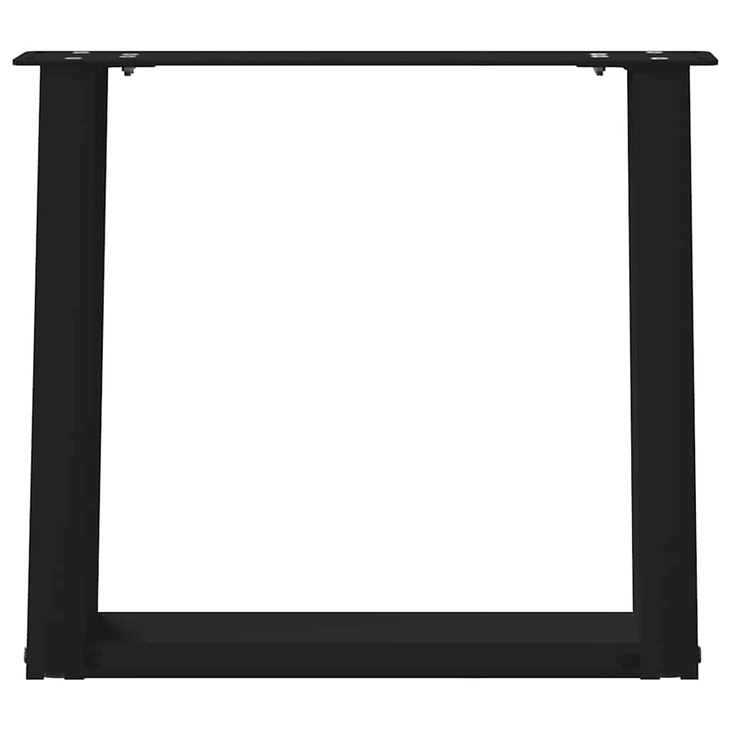 Kafijas galdiņa kājas, 2 gab., melnas, 50x(42-43) cm, tērauds, U veida