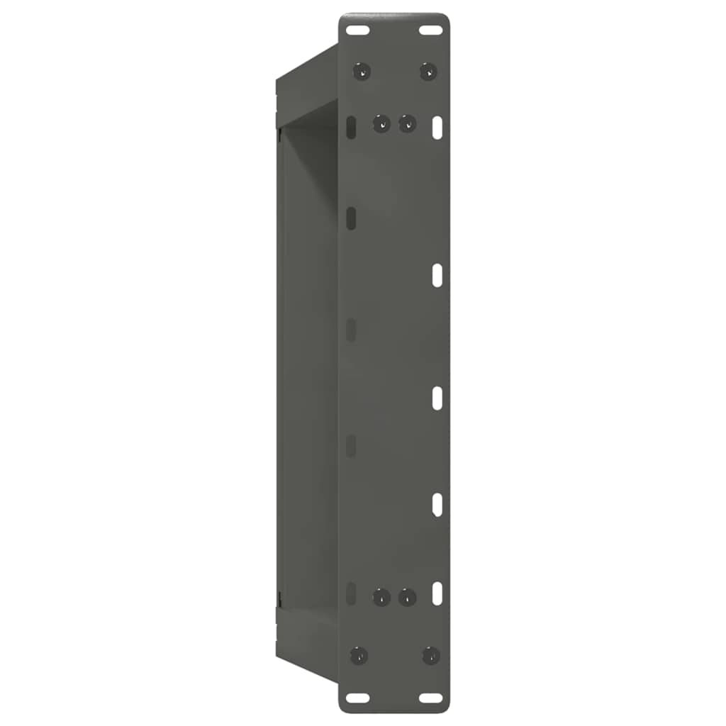 Kavos staliuko kojelės, 2 vnt., antracito spalvos, 50x(42-43) cm, plienas