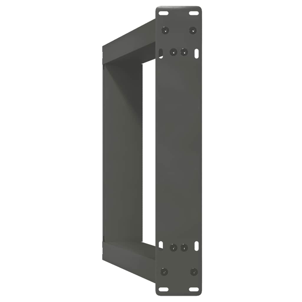 Console table legs, U-shaped, 2 pcs, anthracite, 28x(72-73) cm, steel